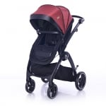 Комбинирана детска количка Lorelli - Adria, Black & Red