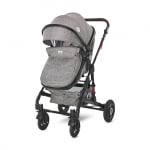 Комбинирана детска количка Lorelli - Alba Premium Set, Steel grey