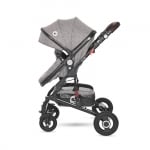 Комбинирана детска количка Lorelli - Alba Premium Set, Steel grey