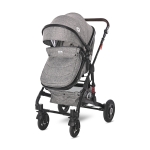 Комбинирана детска количка Lorelli - Alba Premium Set, Steel grey