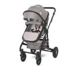 Комбинирана детска количка Lorelli - Alba Premium Set, Steel grey