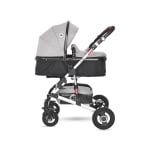Комбинирана детска количка Lorelli - Alba Premium Set, Steel grey