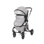 Комбинирана детска количка Lorelli - Alba Premium Set, Steel grey
