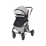Комбинирана детска количка Lorelli - Alba Premium Set, Steel grey