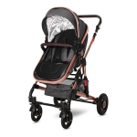 Комбинирана детска количка Lorelli - Alba Premium Set, Steel grey