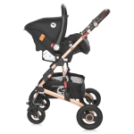 Комбинирана детска количка Lorelli - Alba Premium Set, Steel grey