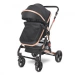 Детска комбинирана количка Lorelli - Alba Classic, Black