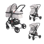 Детска комбинирана количка Lorelli - Alba Classic, Black