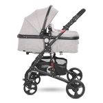 Детска комбинирана количка Lorelli - Alba Classic, Black