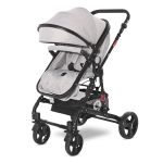 Детска комбинирана количка Lorelli - Alba Classic, Black