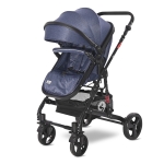 Детска комбинирана количка Lorelli - Alba Classic, Black