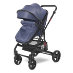 Детска комбинирана количка Lorelli - Alba Classic, Black