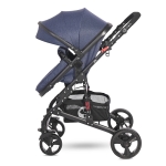 Детска комбинирана количка Lorelli - Alba Classic, Black