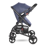 Детска комбинирана количка Lorelli - Alba Classic, Black