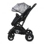 Комбинирана количка Lorelli - Sena Set, Black Marble