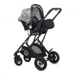 Комбинирана количка Lorelli - Sena Set, Black Marble