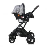 Комбинирана количка Lorelli - Sena Set, Black Marble