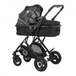 Комбинирана количка Lorelli - Sena Set, Black Marble