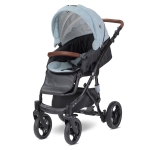Комбинирана количка 2в1 Lorelli - Rimini Premium, Black Jasper