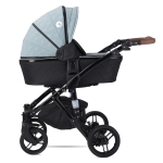 Комбинирана количка 2в1 Lorelli - Rimini Premium, Black Jasper