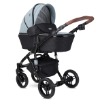 Комбинирана количка 2в1 Lorelli - Rimini Premium, Black Jasper