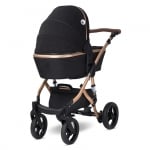 Комбинирана количка 2в1 Lorelli - Rimini Premium, Black Jasper