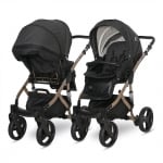 Комбинирана количка 2в1 Lorelli - Rimini Premium, Black