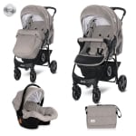 Детска комбинирана количка Lorelli - Daisy Basic Set, Бежова