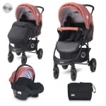Детска комбинирана количка Lorelli - Daisy Basic Set, Оранжева