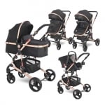 Детска комбинирана количка Lorelli - Alba Classic Set, Grey