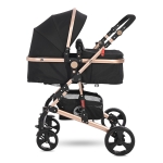 Детска комбинирана количка Lorelli - Alba Classic Set, Grey
