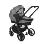 Комбинирана количка 3 в 1 Lorelli - Ramona, Luxe Black