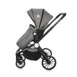 Комбинирана количка 3 в 1 Lorelli - Ramona, Luxe Black