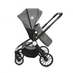 Комбинирана количка 3 в 1 Lorelli - Ramona, Luxe Black