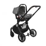 Комбинирана количка 3 в 1 Lorelli - Ramona, Luxe Black