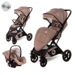 Детска лятна количка 2 в 1 Lorelli - Storm Set, Luxe Black