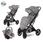 Детска лятна количка 2 в 1 Lorelli - Storm Set, Luxe Black