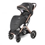 Детска лятна количка 2 в 1 Lorelli - Storm Set, Luxe Black