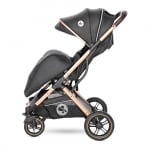 Детска лятна количка 2 в 1 Lorelli - Storm Set, Luxe Black