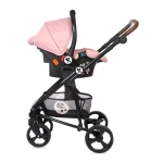 Детска комбинирана количка 3 в 1 Lorelli - Crysta, Opaline Grey
