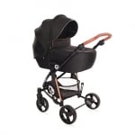 Детска комбинирана количка 3 в 1 Lorelli - Crysta, Opaline Grey