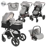Детска комбинирана количка 3в1 Lorelli - Heaven Set, Beige