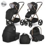 Комбинирана количка 3 в 1 Lorelli - Infinity, Black Diamonds