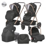Комбинирана количка 3 в 1 Lorelli - Infinity, Black Diamonds