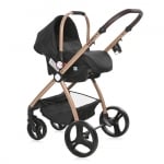 Комбинирана количка 3 в 1 Lorelli - Infinity, Black Diamonds