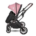 Комбинирана количка 3 в 1 Lorelli - Glory, Pink