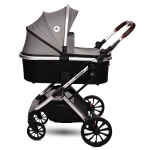 Комбинирана количка 3 в 1 Lorelli - Glory, Opaline Grey