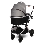 Комбинирана количка 3 в 1 Lorelli - Glory, Opaline Grey