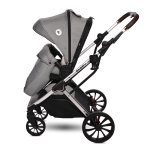 Комбинирана количка 3 в 1 Lorelli - Glory, Opaline Grey