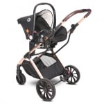 Комбинирана количка 3 в 1 Lorelli - Glory, Opaline Grey